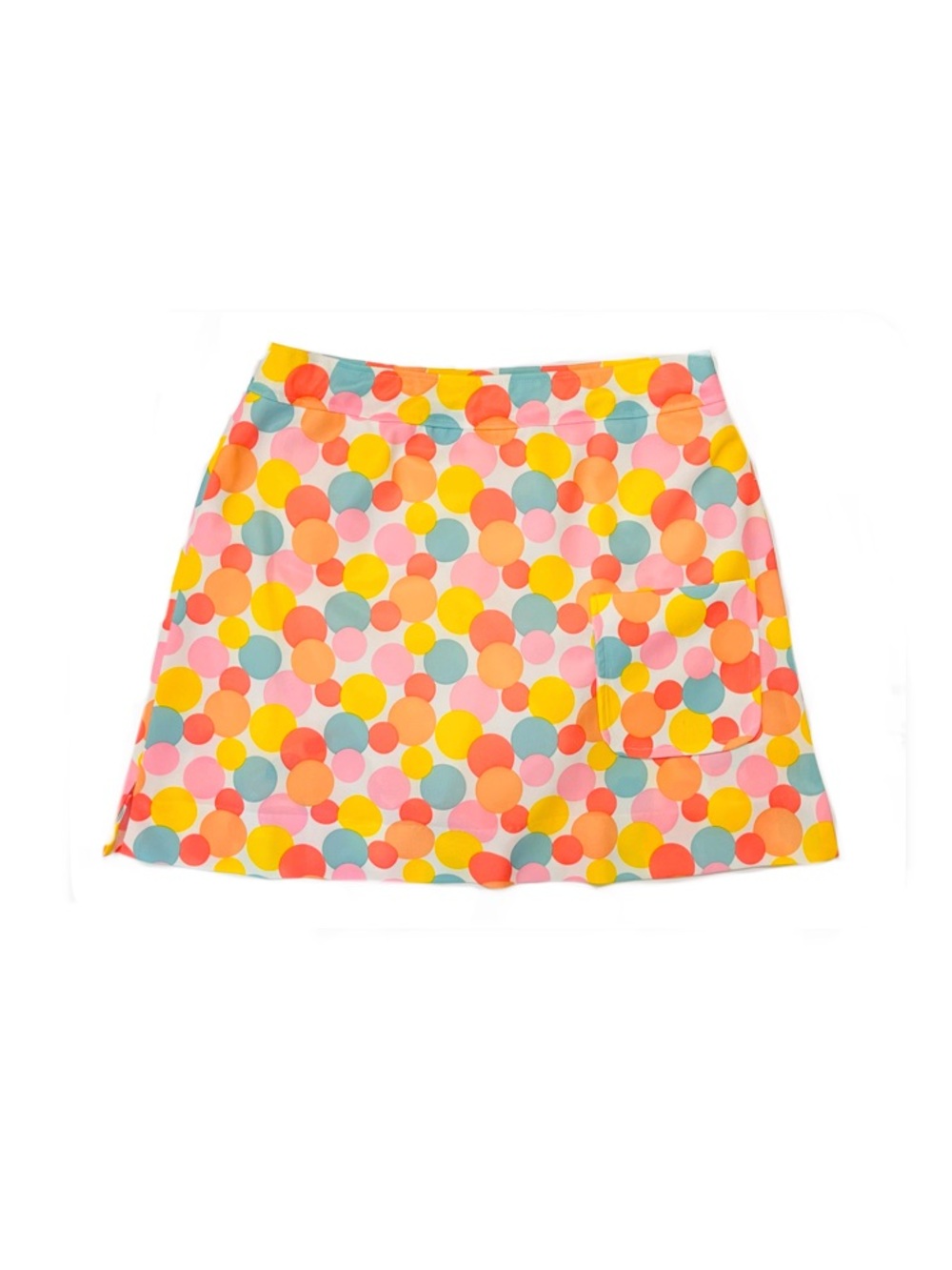 Vintage 60s 70s Haymaker Skort Polka Dot Mini Tennis Golf Mod Colorful USA